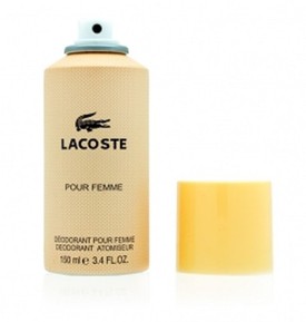 Купить духи (туалетную воду) Дезодорант Lacoste Pour Femme 150ml. Продажа качественной парфюмерии. Отзывы о Дезодорант Lacoste Pour Femme 150ml.