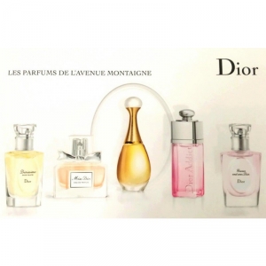 Купить духи (туалетную воду) Набор миниатюр Les Parfums de L'Avenue Montaigne (Christian Dior) women. Продажа качественной парфюмерии. Отзывы о Набор миниатюр Les Parfums de L'Avenue Montaigne (Christian Dior) women.