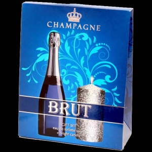 Купить духи (туалетную воду) Подарочный набор Champagne Brut (т/в + свеча). Продажа качественной парфюмерии. Отзывы о Подарочный набор Champagne Brut (т/в + свеча).