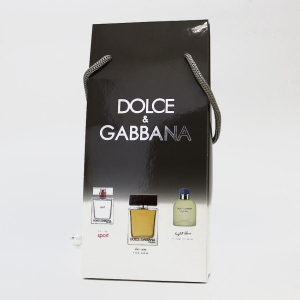 Купить духи (туалетную воду) Подарочный набор Dolce & Gabbana (3x25ml) men. Продажа качественной парфюмерии. Отзывы о Подарочный набор Dolce & Gabbana (3x25ml) men.