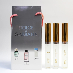 Купить духи (туалетную воду) Подарочный набор Dolce & Gabbana (3x25ml) women. Продажа качественной парфюмерии. Отзывы о Подарочный набор Dolce & Gabbana (3x25ml) women.