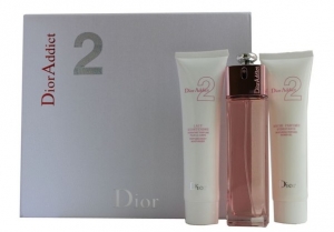 Купить духи (туалетную воду) Подарочный набор 3в1 Christian Dior "Dior Addict 2 for WOMEN". Продажа качественной парфюмерии. Отзывы о Подарочный набор 3в1 Christian Dior "Dior Addict 2 for WOMEN".