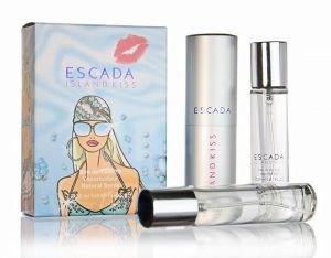 Купить духи (туалетную воду) Escada "Island Kiss" Twist & Spray 3х20ml women. Продажа качественной парфюмерии. Отзывы о Escada "Island Kiss" Twist & Spray 3х20ml women.