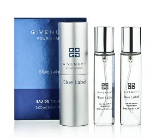 Купить духи (туалетную воду) Givenchy "Pour Homme Blue Label" Twist & Spray 3х20ml men. Продажа качественной парфюмерии. Отзывы о Givenchy "Pour Homme Blue Label" Twist & Spray 3х20ml men.