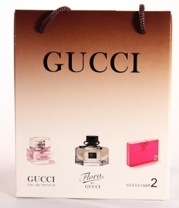 Купить духи (туалетную воду) Gucci Подарочный набор (3x15ml) women. Продажа качественной парфюмерии. Отзывы о Gucci Подарочный набор (3x15ml) women.