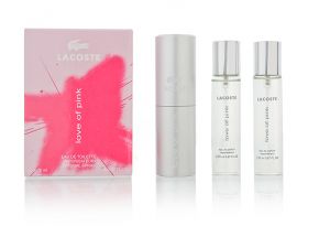 Купить духи (туалетную воду) Lacoste "Love of Pink" Twist & Spray 3х20ml women. Продажа качественной парфюмерии. Отзывы о Lacoste "Love of Pink" Twist & Spray 3х20ml women.