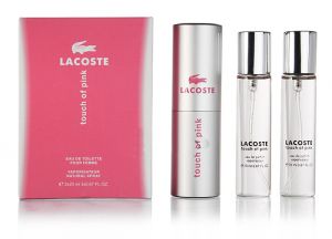 Купить духи (туалетную воду) Lacoste "Touch of Pink" Twist & Spray 3х20ml women. Продажа качественной парфюмерии. Отзывы о Lacoste "Touch of Pink" Twist & Spray 3х20ml women.