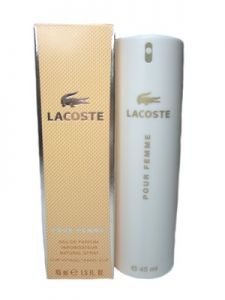 Купить духи (туалетную воду) Lacoste "Lacoste Pour Femme" 45ml. Продажа качественной парфюмерии. Отзывы о Lacoste "Lacoste Pour Femme" 45ml.