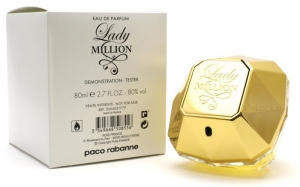 Купить духи (туалетную воду) Lady Million (Paco Rabanne) 80ml women (ТЕСТЕР Франция). Продажа качественной парфюмерии. Отзывы о Lady Million (Paco Rabanne) 80ml women (ТЕСТЕР Франция).