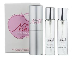 Купить духи (туалетную воду) Nina Ricci "Nina Pretty" Twist & Spray 3х20ml women. Продажа качественной парфюмерии. Отзывы о Nina Ricci "Nina Pretty" Twist & Spray 3х20ml women.