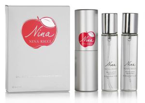 Купить духи (туалетную воду) Nina Ricci "Nina" Twist & Spray 3х20ml women. Продажа качественной парфюмерии. Отзывы о Nina Ricci "Nina" Twist & Spray 3х20ml women.