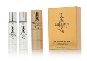 Купить духи (туалетную воду) Paco Rabanne "1 Million" Twist & Spray 3х20ml men. Продажа качественной парфюмерии. Отзывы о Paco Rabanne "1 Million" Twist & Spray 3х20ml men.