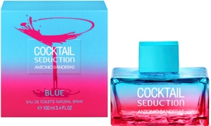 Купить духи (туалетную воду) Cocktail Seduction Blue for Women (Antonio Banderas) 100ml. Продажа качественной парфюмерии. Отзывы о Cocktail Seduction Blue for Women (Antonio Banderas) 100ml.
