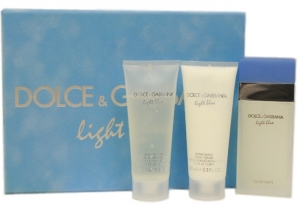 Купить духи (туалетную воду) Подарочный набор 3в1 Dolce&Gabbana "Light Blue for WOMEN". Продажа качественной парфюмерии. Отзывы о Подарочный набор 3в1 Dolce&Gabbana "Light Blue for WOMEN".